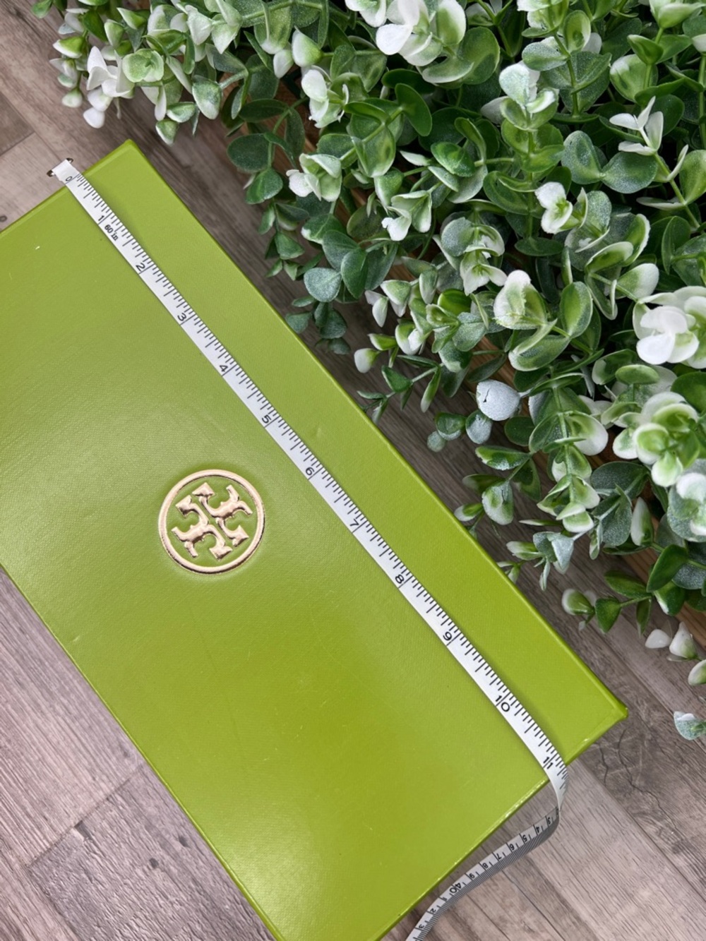 Tory Burch Green Shoe Box / Tissue Paper - Picture 11 of 12
